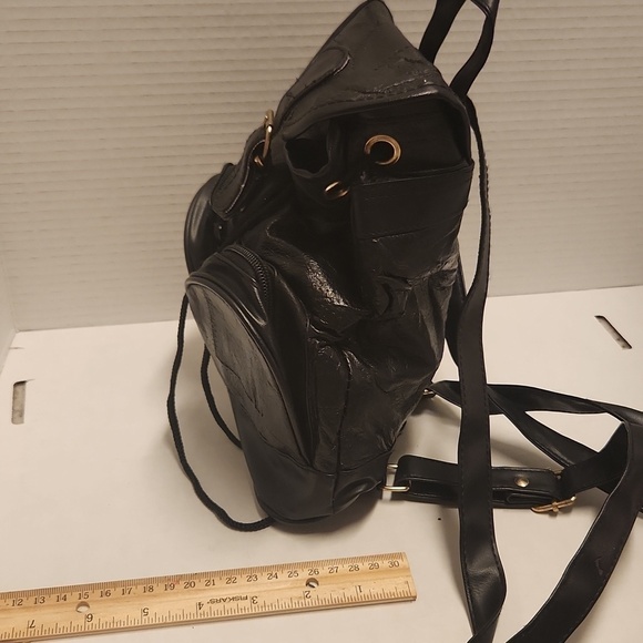 Backpack mini purse guine leather body simulated trim main image 14